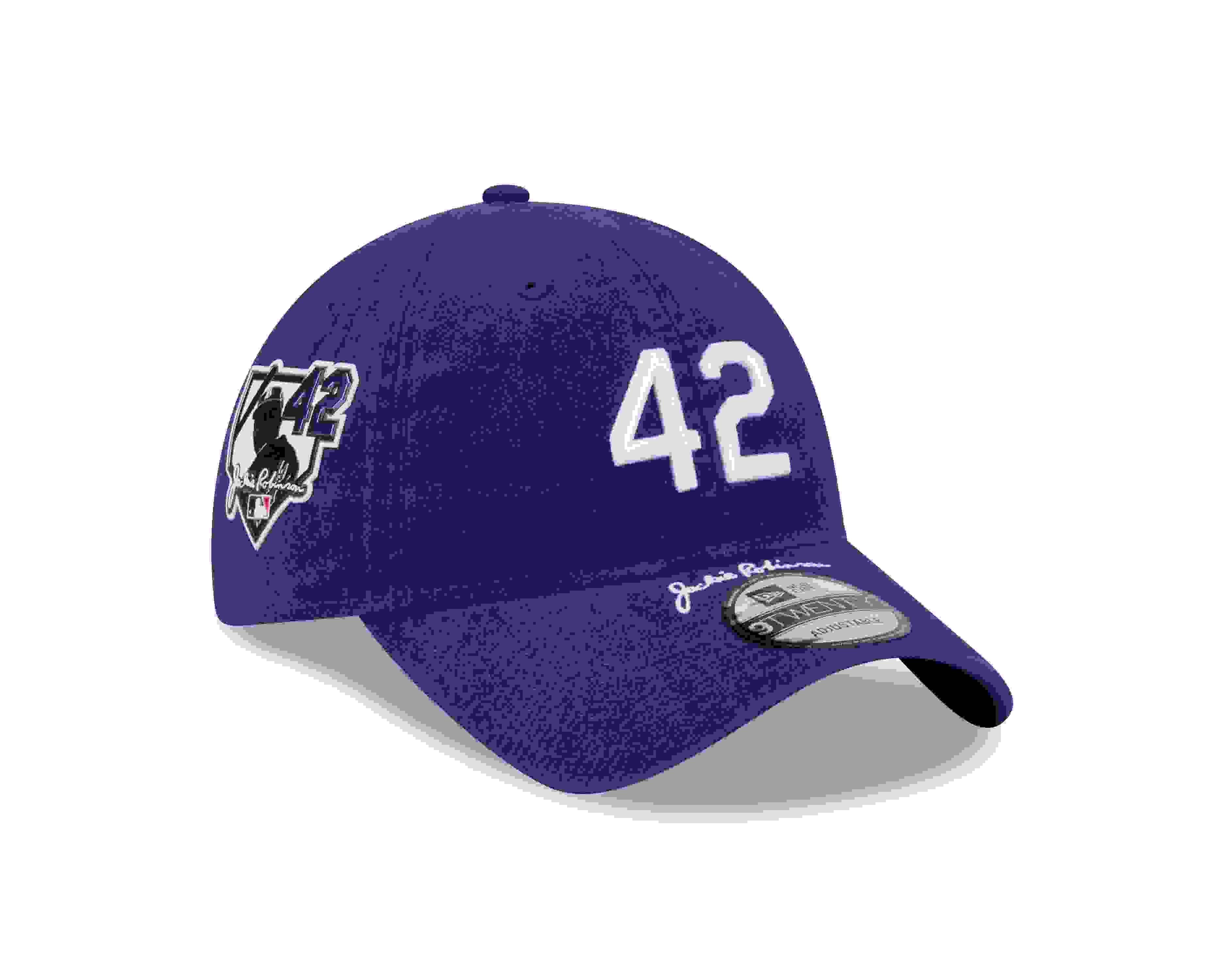 New Era Brooklyn Dodgers 9TWENTY Jackie Robinson 42 Royal Adjustable Hat
